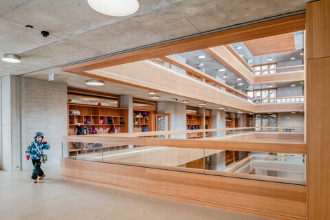 Schulanlage Walka mit Auditorium | © Susanne Goldschmid