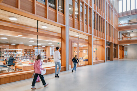 Schulanlage Walka mit Auditorium | © Susanne Goldschmid
