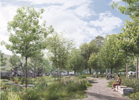 Neugestaltung der Grün- und Freiflächen Koppenstraße/Palisadenstraße