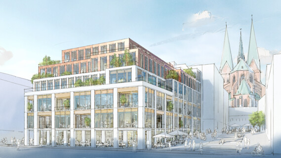 Umbau des ehemaligen Karstadt-Gebäudes Haus B