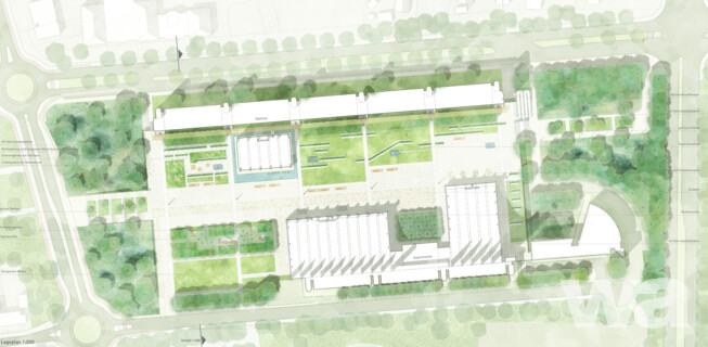 Forumsplatz am Stadtmittelpunkt