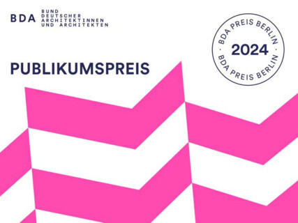 Signet BDA PREIS BERLIN Publikumspreis 2024 (© BDA Berlin)