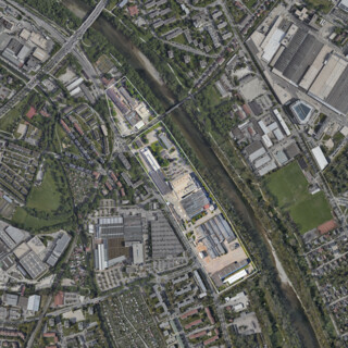 „Leuchtwerkareal“ an der Berliner Allee