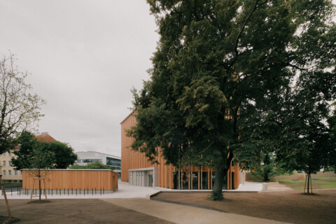 Neubau „KinderKunstLabor St. Pölten“ und Parkgestaltung | © Patrick Johannsen Fotografie