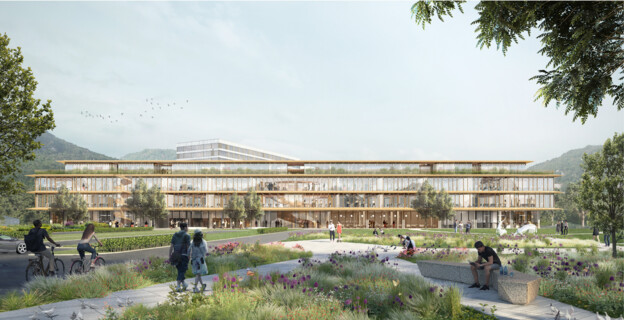 Neubau Campus HES-SO Valais-Wallis, PH-VS und Stiftung HF Gesundheit