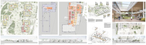 1. Rang / 1. Preis / Gewinner: AHA – Austrian Healthcare Architects, Wien | SWAP Architekten ZT GmbH, Wien | Architects Collective ZT-GmbH, Wien | F+P ARCHITEKTEN ZT GMBH, Wien || Präsentationsplan Stufe 2