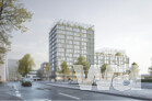 3. Preis: HK Architekten Hermann Kaufmann + Partner ZT GmbH, A-Schwarzach mit Birk Heilmeyer und Frenzel Gesellschaft von Architekten mbH, Stuttgart zusammen mit KRAFT.RAUM., Düsseldorf 