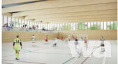 3. Preis: slapa oberholz pszczulny | sop architekten, Düsseldorf | KRAFT.RAUM, Düsseldorf | Schüßler-Plan Ingenieursgesellschaft mbH, Düsseldorf | WINTER Gebäudetechnik, Engineering & Services GmbH, Düsseldorf 