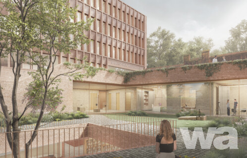 Bibliotheks- und Institutsgebäude der Universität Heidelberg im „Faulen Pelz“