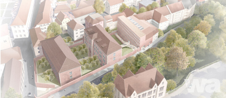 Bibliotheks- und Institutsgebäude der Universität Heidelberg im „Faulen Pelz“