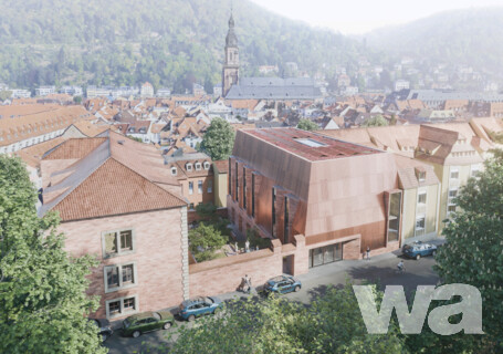 Bibliotheks- und Institutsgebäude der Universität Heidelberg im „Faulen Pelz“