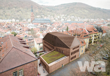 Bibliotheks- und Institutsgebäude der Universität Heidelberg im „Faulen Pelz“