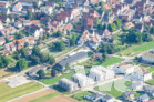 Kindertageseinrichtung Wiesennest - Luftaufnahme 9/2024 | © wettbewerbe aktuell