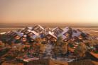 Gelephu International Airport, Gelephu, The Kingdom of Bhutan | BIG Bjarke Ingels Group | Concept aerial by BIG
