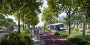 Austin Light Rail | UNStudio, HKS, Gehl | Visualisation: ©WAX Architectural Vizualizations