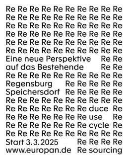 Europan E18 Thema Re-Sourcing | Verfasser:in: Europan Deutschland e.V., Grafik: Christina Schmid, Simon Malz