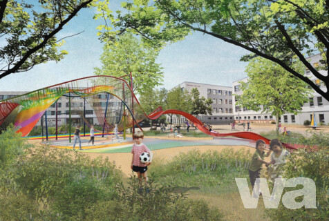 Neugestaltung der Freianlagen Schulcampus Nord