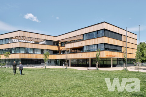 Volksschule Erlaaer Schleife – Neubau 21-klassige GTVS (Ganztagsvolksschule)  | © David Schreyer