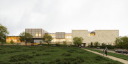 Finalist: Selldorf Architects, New York with Reed Hilderbrand, Atelier Ten, Two Row Architect, Renfro Design Group, Arup, Guy Nordenson & Associates, TYLin Silman || Image: East Elevation © Selldorf Architects and Malcolm Reading Consultants