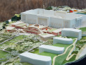 Finalist: Studio Gang, Chicago, Illinois with SCAPE, Atelier Ten, JSA/MIXdesign, Snyder Consultancy, Heritage Consulting Group, Burns & McDonnell, Lam Partners, Altieri, Thornton Tomasetti || Model Photo © Studio Gang and Malcolm Reading Consultants