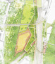 Fachsparte Landschaftsarchitektur | Anerkennung: DECKEL DRAUF | © Bastian ten Haaf, Jonas Kramer (Universität Kassel)