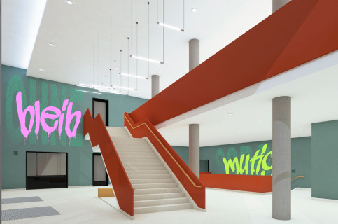 Kunst am Bau WAL (Wedding Advanced Laboratories) Neubau eines Laborgebäudes für die Berliner Hochschule für Technik (BHT) am Campus Mitte