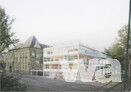 3. Preis: Wulf Architekten GmbH, Stuttgart | Koeber Landschaftsarchitektur GmbH, Stuttgart | Visualisierung: © Aron Lorincz Ateliers