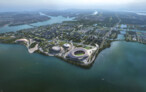 Greater Bay Area Sports Centre, Nansha, China | Zaha Hadid Architects in collaboration with the Guangdong Architectural Design & Research Institute | Render by Frontop