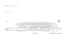 Greater Bay Area Sports Centre, Nansha, China | Zaha Hadid Architects in collaboration with the Guangdong Architectural Design & Research Institute | Drawing by Zaha Hadid Architects