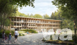 3. Preis: Baumschlager Eberle Architekten | be Hamburg GmbH, Hamburg | WERK Arkitekter, Kopenhagen | Visualisierung: Twój StartUP, Warschau (PL) 