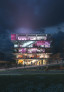 Gewinner / Winner: MVRDV, Rotterdam || With its stack of open, flexible floors that can adapt to changing demands, the Market Cube acts as an urban condenser, and is envisaged as the next step in the evolution of the market. Image: © MVRDV