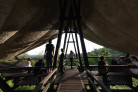 Winner: Al Borde, Quito (Ecuador) by Pascual Gangotena, David Barragán, Maríaluisa Borja, Esteban Benavides || Learning Viewpoint in the Cerro Blanco protected forest, Guayaquil, Ecuador || Photo: © JAG Studio