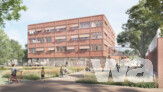 2. Preis: ALN Architekturbüro Leinhäupl + Neuber GmbH, Landshut | Gutiérrez-de la Fuente Arquitectos, Alcobendas, Madrid | Visualisierung: © Drama 