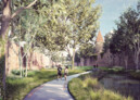 1. Preis SINAI Gesellschaft von Landschaftsarchitekten mbh, Berlin | Perspektive: Stephanie Braconnier, FUTURE LANDSCAPES design + Visualization Inc. 