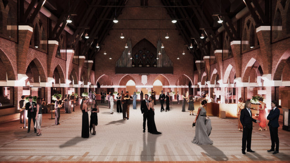 Transformation of the vacant St. Francis of Assisi Church in Heerlen into a public swimming pool