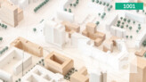 3. Preis Realisierungsteil: TILLO/KAA – Architecture and Urbanism, Schumacher Görg Architekten PartmbB, Berlin | fabulism, Berlin | Werner Sobek AG, Stuttgart | WINTER Gebäudetechnik Eng. & Services Berlin, GmbH, Berlin | Modellfoto: © C4C | competence for competitions Part mbB, Berlin