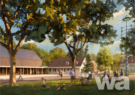 Neuordnung des Moosacher St.-Martins-Platzes mit Neubau Kultursaal und Azubiwohnen