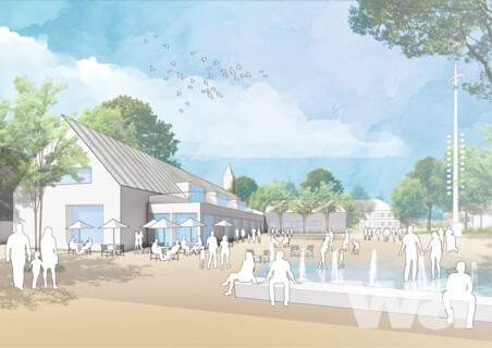 Neuordnung des Moosacher St.-Martins-Platzes mit Neubau Kultursaal und Azubiwohnen