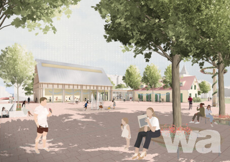 Neuordnung des Moosacher St.-Martins-Platzes mit Neubau Kultursaal und Azubiwohnen