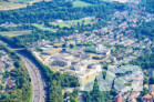 Oscar-Paret-Schule, Freiberg - Luftaufnahme 9/24 | © wa wettbewebre aktuell
