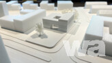 2. Preis: Urban Thiesen Architekten, Kiel | Sandra Böhnert, Landschaftsarchitektin, Kiel | Modellfoto: © Arbeitsgemeinschaft Insa Schröder-Ropeter Architektin und Wiebke ter Balk Architektin, Lübeck