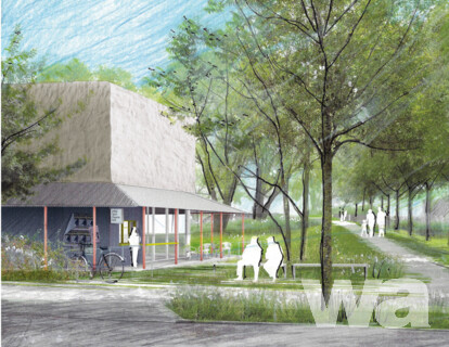 Neubau Stadtteilzentrum Rothenburgsort und Parkfläche am Alexandra-Stieg