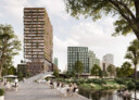 Siegerentwurf: caspar.schmitzmorkramer gmbh, Köln | Schellenberg + Bäumler Architekten, Dresden | studio grüngrau Landschaftsarchitektur, Düsseldorf || Visualisierung: caspar./Paul Trakies