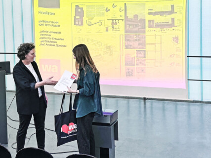 Preisverleihung wa award 2025 - Kimberly Rahn | © wa wettbewerbe aktuell