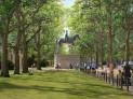 Finalist: Foster + Partners with Yinka Shonibare and Michel Desvigne Paysagiste || Images courtesy of Foster + Partners and Malcolm Reading Consultants