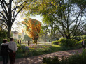 Finalist: Foster + Partners with Yinka Shonibare and Michel Desvigne Paysagiste || Images courtesy of Foster + Partners and Malcolm Reading Consultants