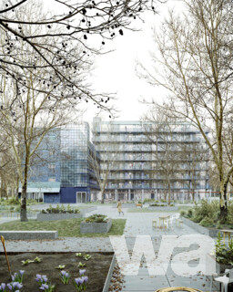 Friedrich-Frank-Bogen – Neubau eines Wohngebäudes mit Kindertagesstätte