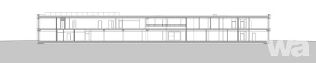 Längsschnitt | © Weindel Architekten