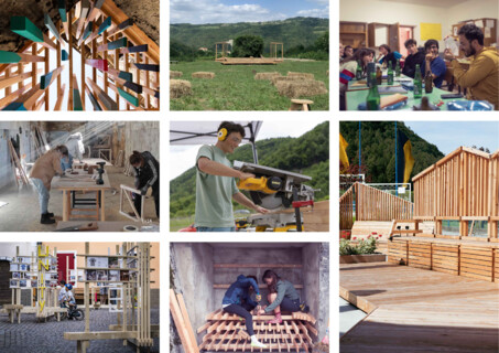 Previous editions of the Camposaz Wooden Self-Build Workshops | Image: © Camposaz