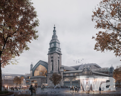 Architektonische Gestaltung der U5 Mitte-Haltestelle Hauptbahnhof Nord